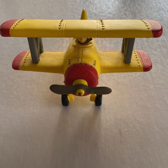 DEPARTMENT 56 Spirit of Snow Village Yellow Airplane - Picture 4 of 6